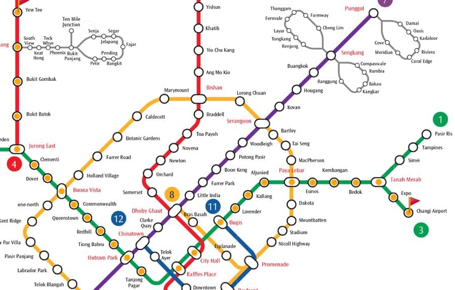 yishun mapě