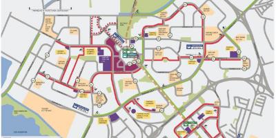 Mapa cyklistické Singapuru