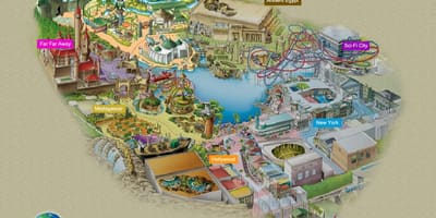 Resorts world sentosa mapě