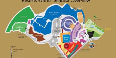 Resorts World Sentosa mapě