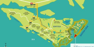 Mapa sentosa