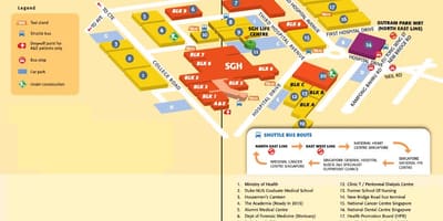 Singapore General Hospital mapě