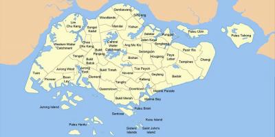 Mapa Singapuru erp