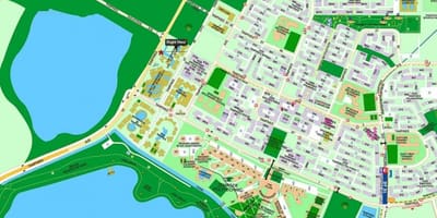 Mapa tampines, Singapur