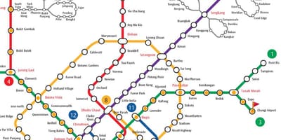 Yishun mapě